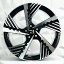 RIN 19X8 5-112 R1 SPORT FBX183 BLACK MACHINE FACE ET38 CB66.56